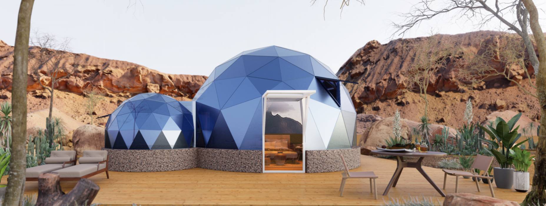 临夏县球形智能光伏玻璃星空房